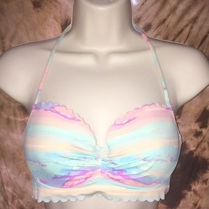Victoria secrets 34B multicolor swim top